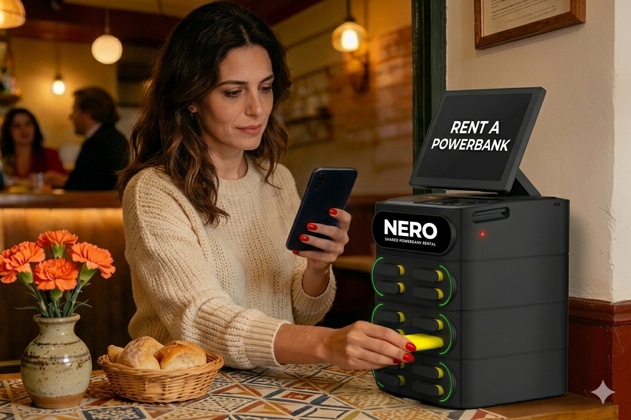 Nero laadstation in horeca